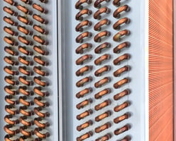 Small copper tubes in HVAC