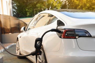 EV charging at station